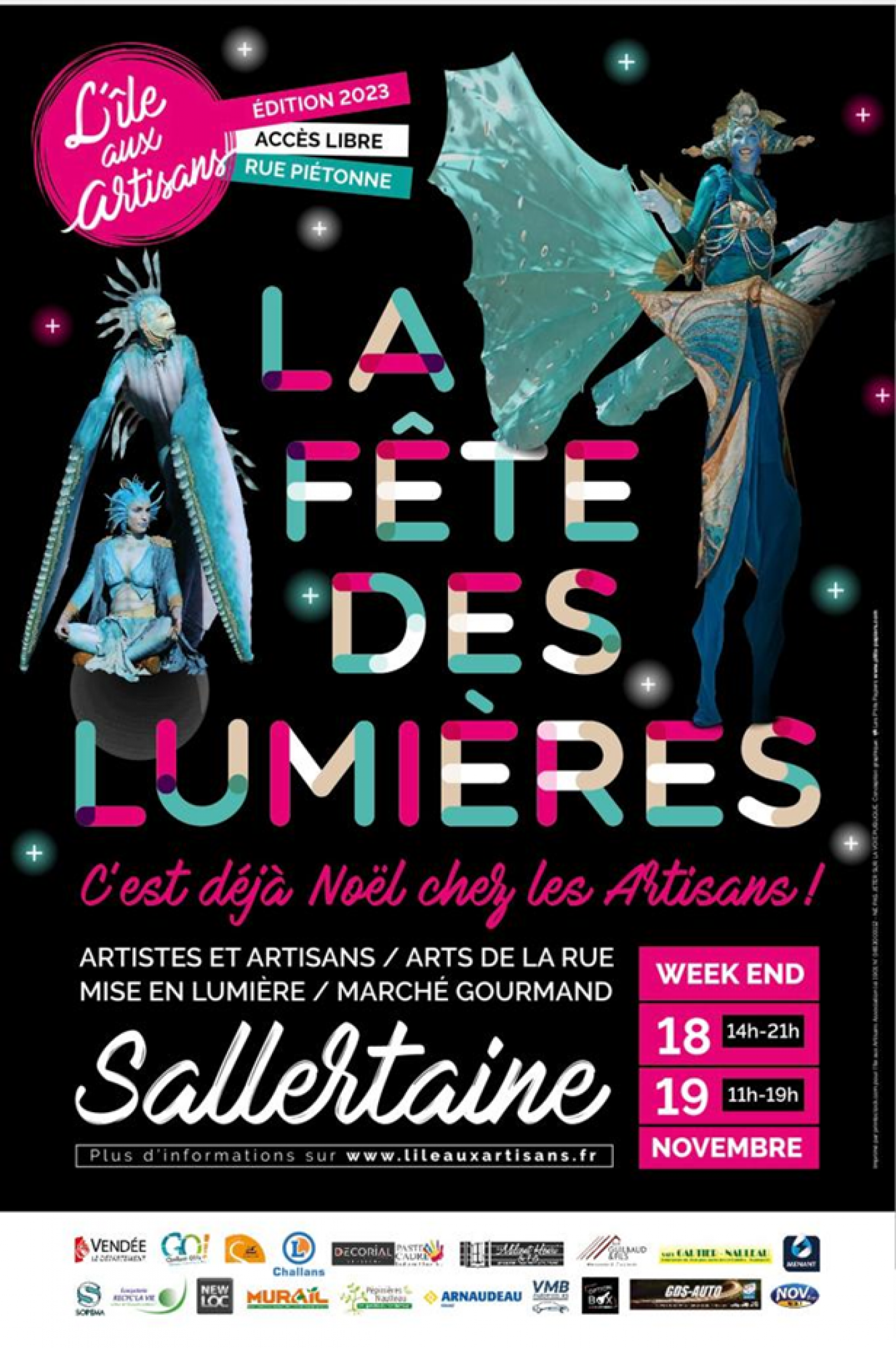 LA FETE DES LUMIERES A SALLERTAINE (85)